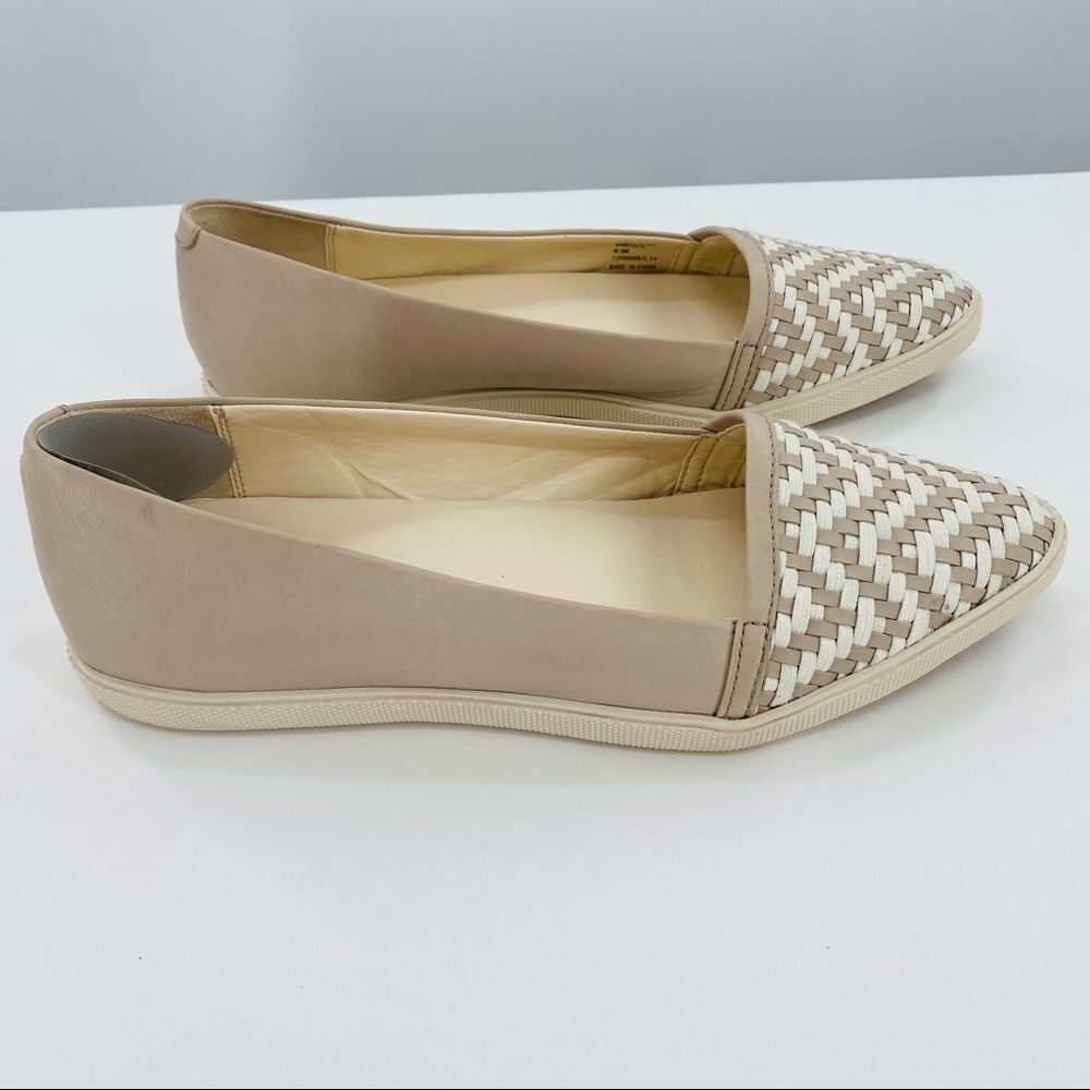 AERIN Daniela Woven Leather Pointed toe Flats - Picture 7 of 10